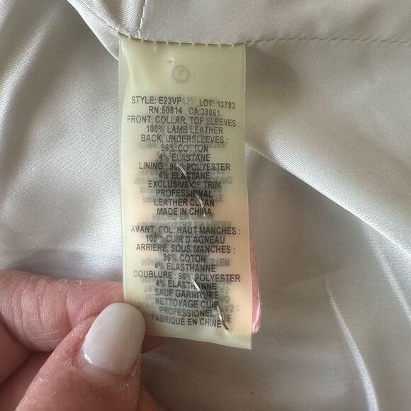 Elie Tahari Gwen Snake Suede Front Jacket Size Medium - Picture 13 of 16